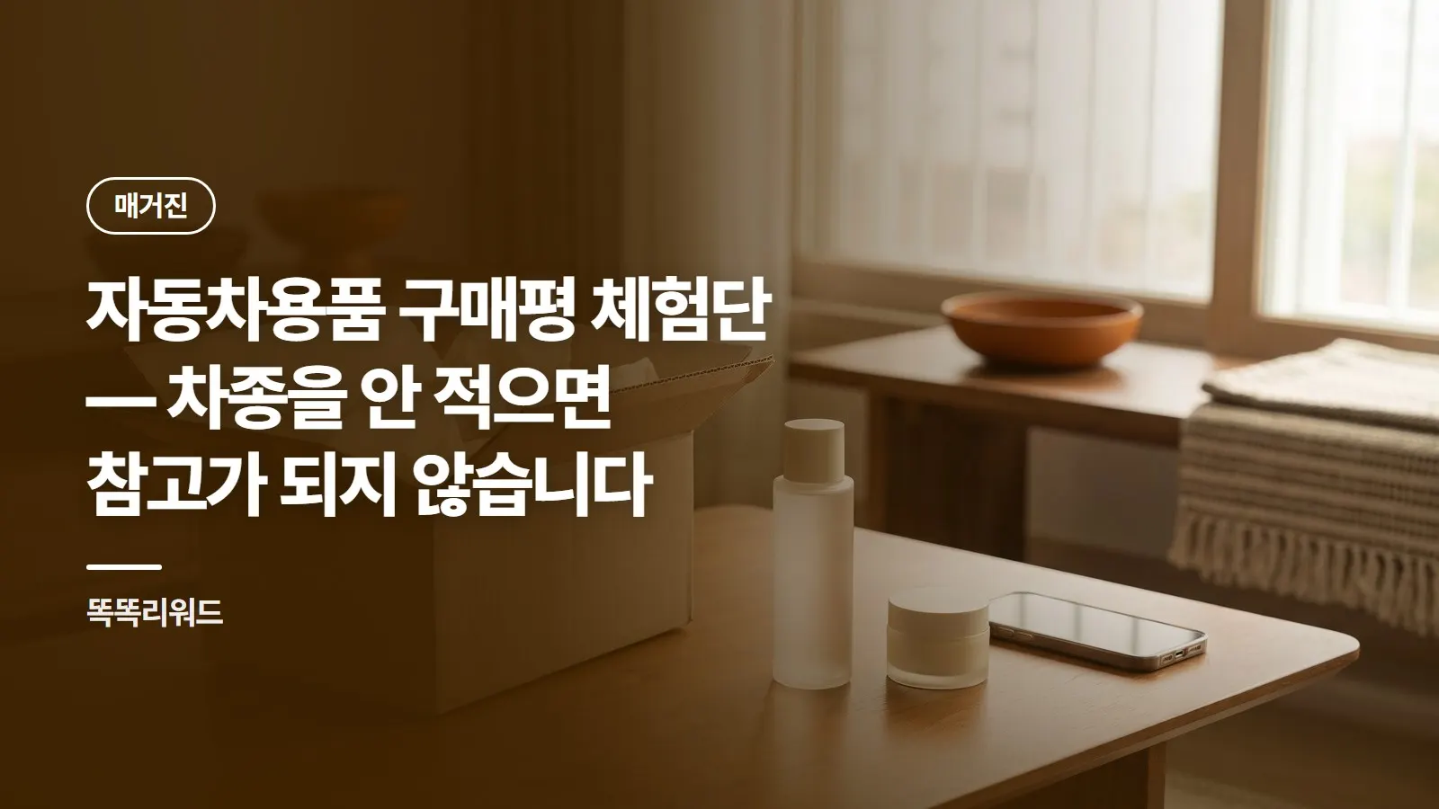 자동차용품 구매평 체험단 — 차종을 안 적으면 참고가 되지 않습니다