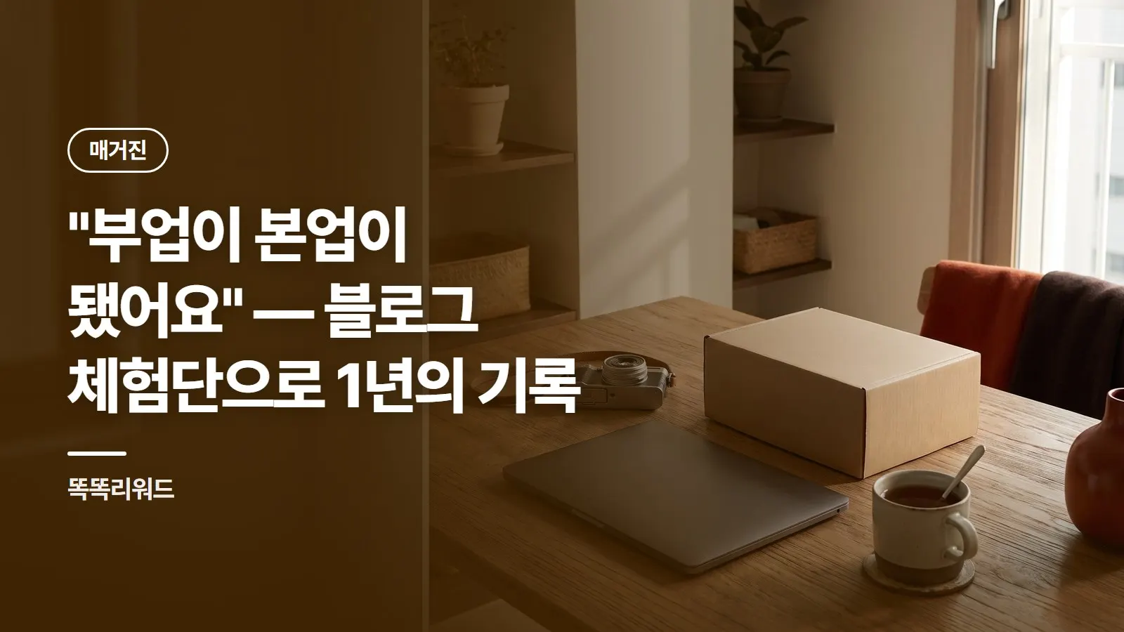 "부업이 본업이 됐어요" — 블로그 체험단으로 1년의 기록